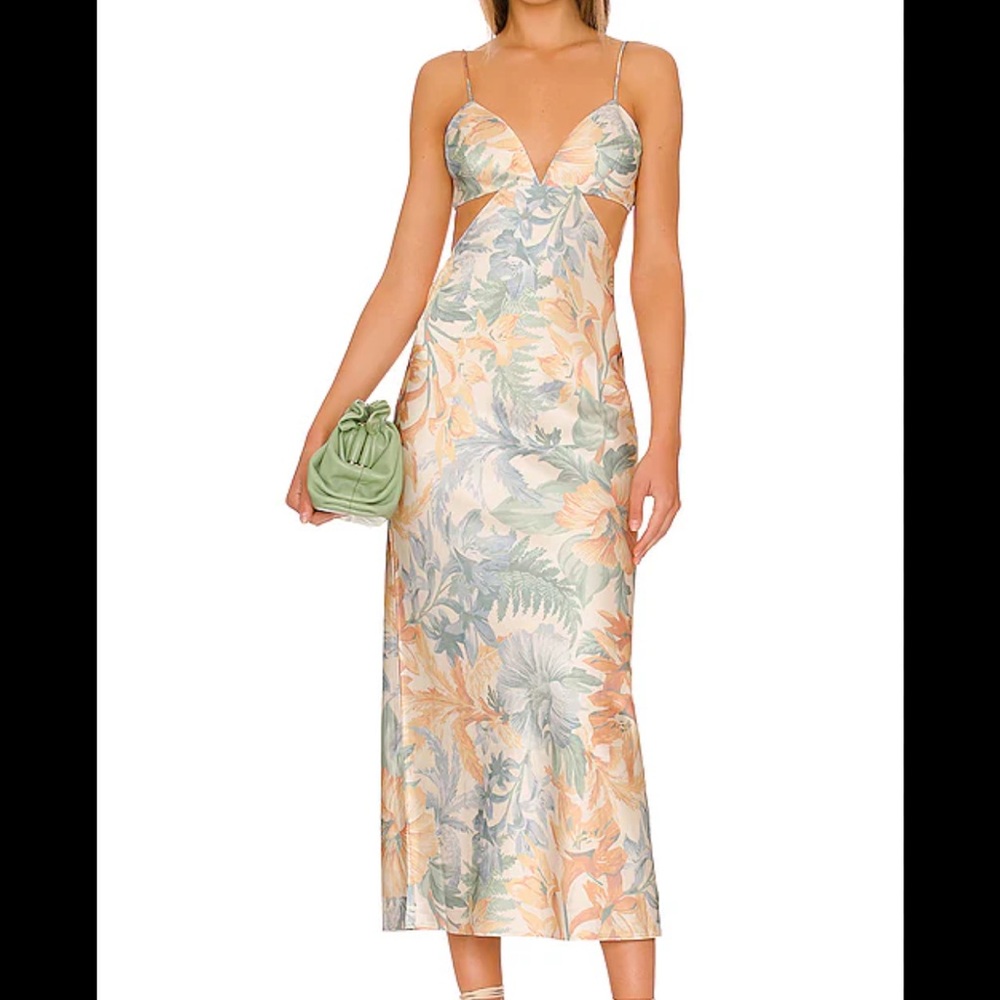 Significant Other Floral Print Maxi Dress